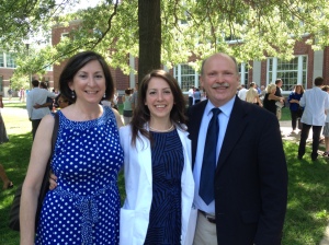 Mom, Dad, and I after the ceremony.